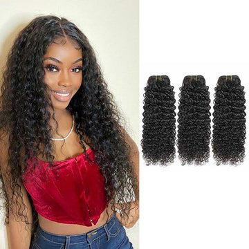 Ali Annabelle Indian Remy Kinky Curly Human Hair Weave Bundles
